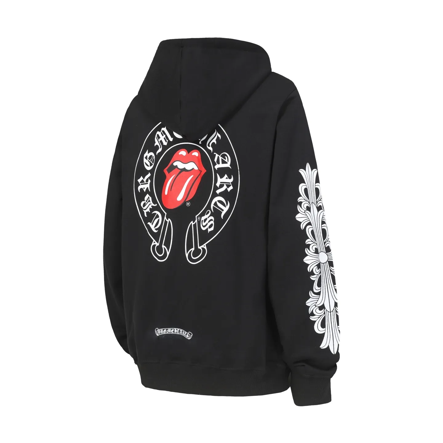 Q03—P230 -Chrome Hearts/Chrome Hearts printed zipper sweatshirt cardigan jacket -420 grams of high-density, high-quality wool, soft, delicate and skin-friendly, soft and silky to the touch, warm and skin-friendly -The hardware zipper accessories are all customized and full of details -Colour: black white -Size: S M L XL